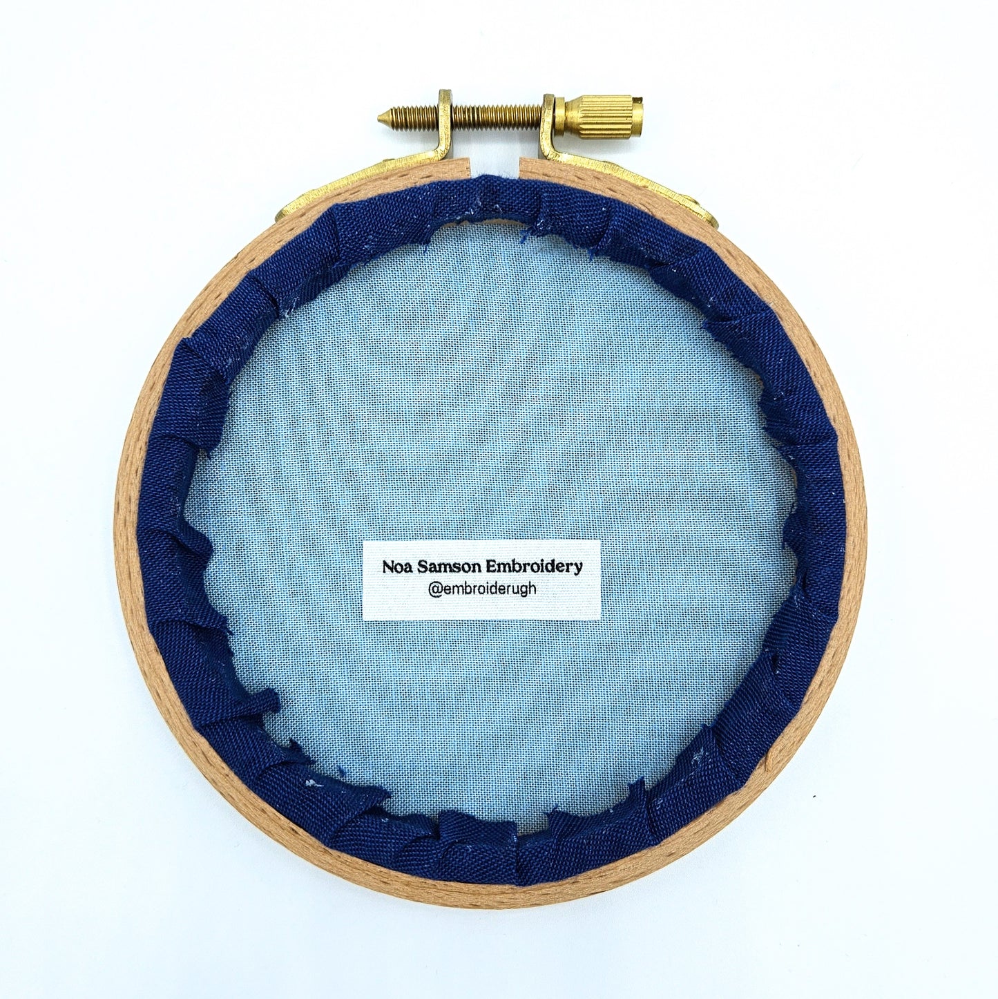 Angel's Fishing Rod Flower Embroidery Hoop Art