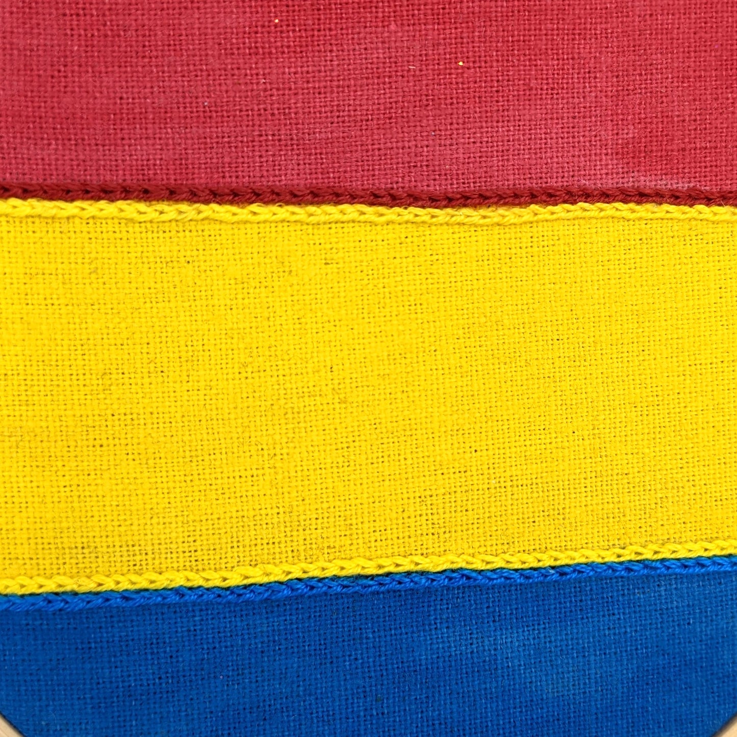 Pan Pride Flag Embroidery Hoop Art