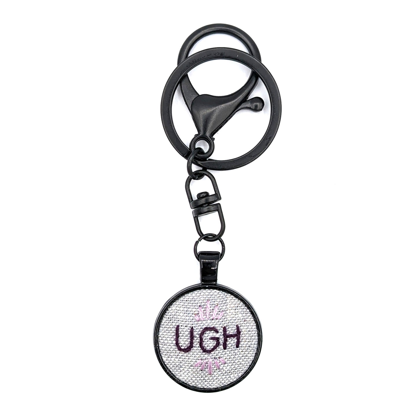 Purple Ugh Keychain