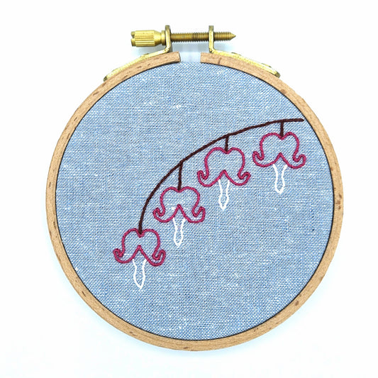 Flower Embroidery Hoop Art – Noa Samson Embroidery
