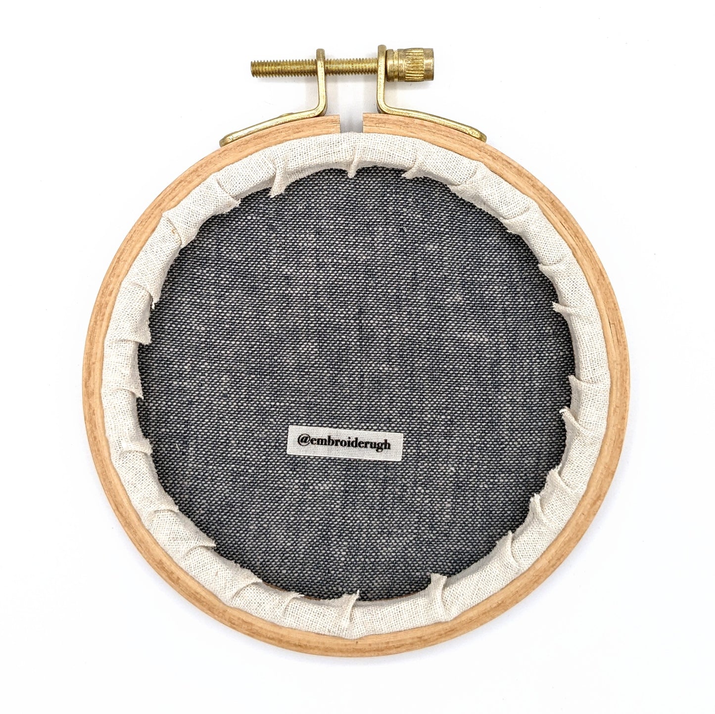 Verbena Flower Embroidery Hoop Art