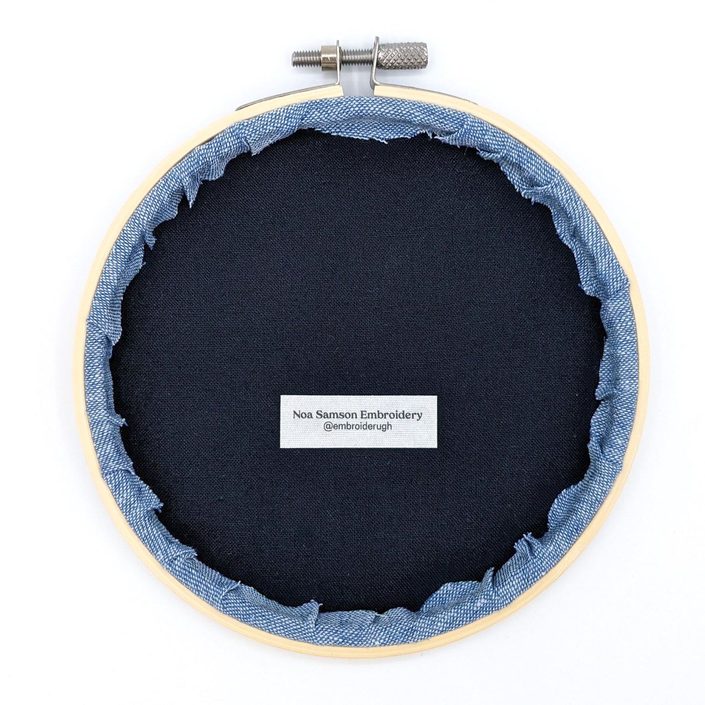 Balloon Ugh Embroidery Hoop Art