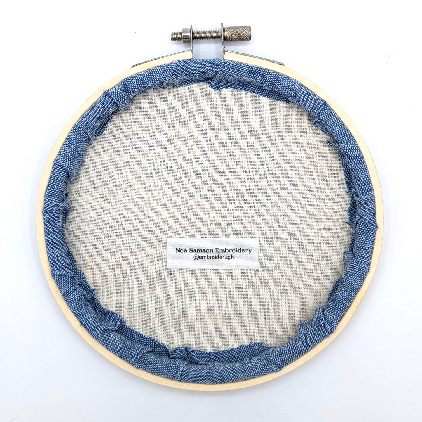 Umbrella Ugh Embroidery Hoop Art
